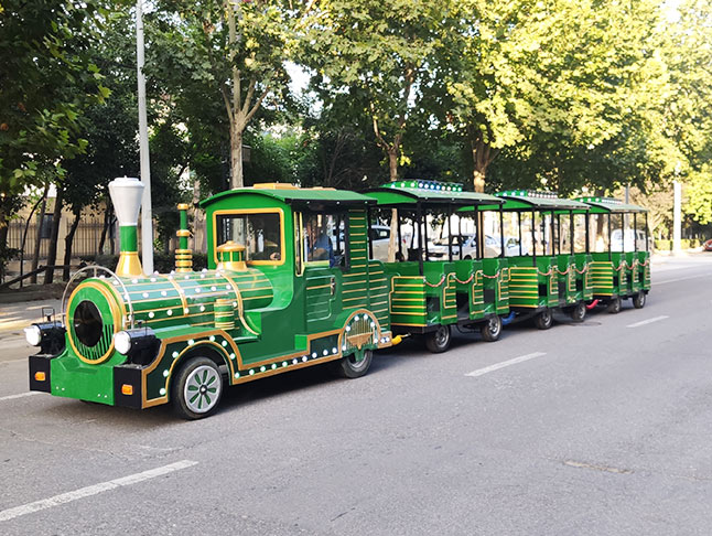 29 Seats Colorful Trackless Train Ride For Sale