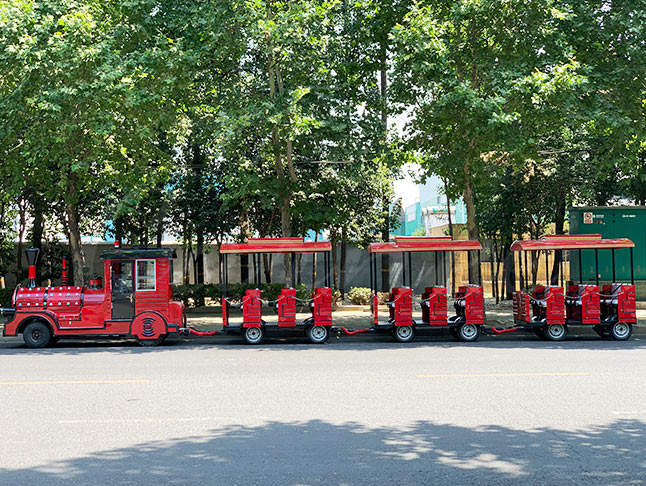 29 Seats Colorful Trackless Train Ride For Sale