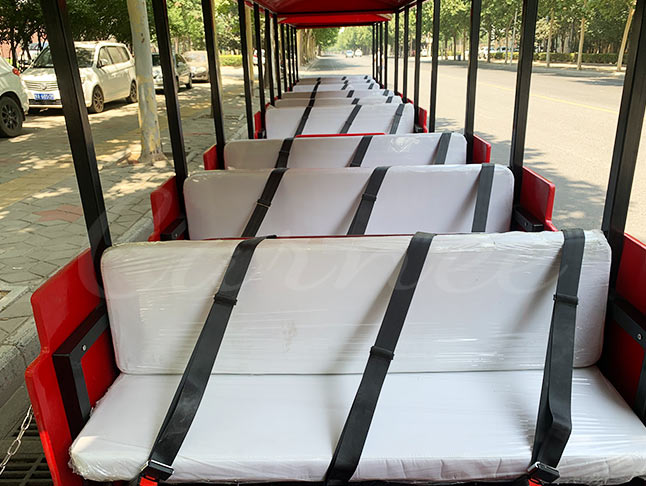 29 Seats Colorful Trackless Train Ride For Sale