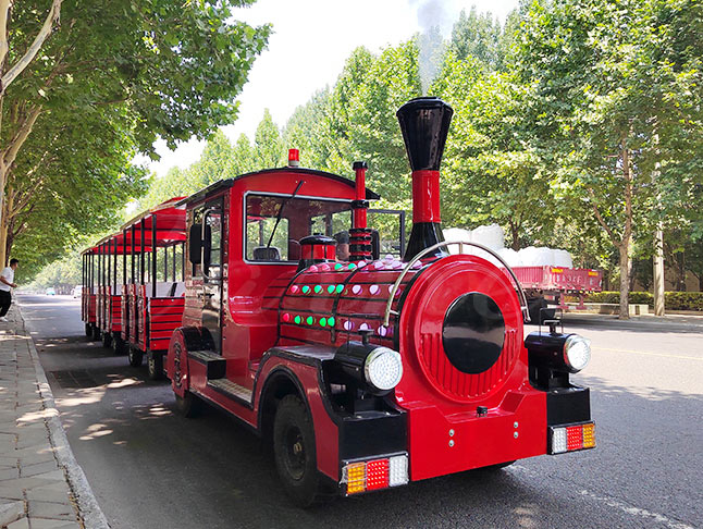 29 Seats Colorful Trackless Train Ride For Sale