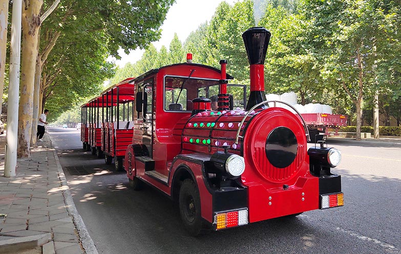 29 Seats Colorful Trackless Train Ride For Sale