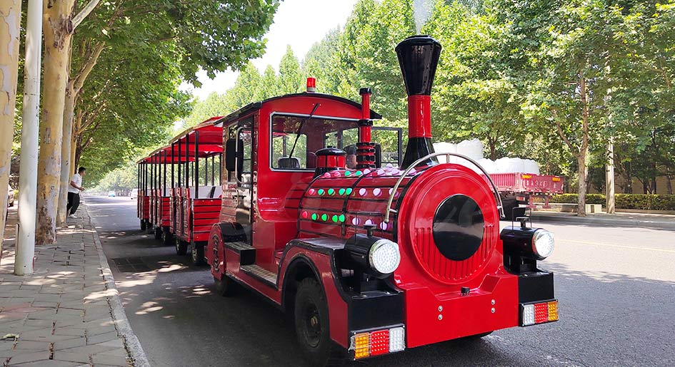 29 Seats Colorful Trackless Train Ride For Sale