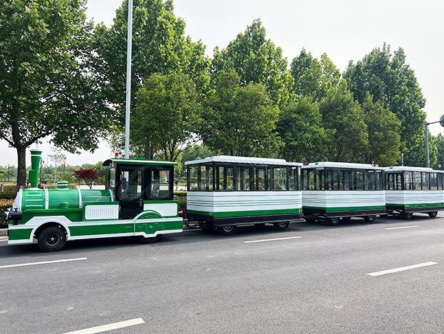 42P Amusement Park Trackless Train For Sale