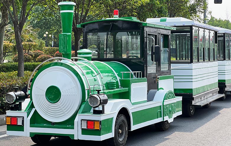 42P Amusement Park Trackless Train For Sale