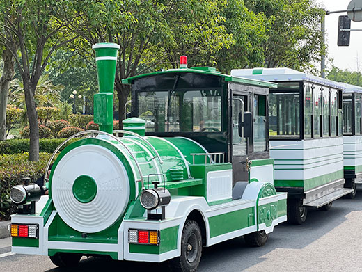 42p Amusement Park Trackless Train For Sale