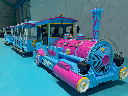 72 Seats Electric Trackless Train Rides For Sale