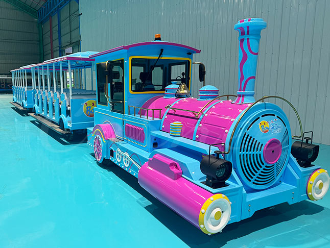 72 Seats Electric Trackless Train Rides For Sale