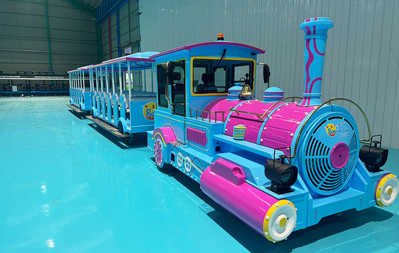 72 Seats Electric Trackless Train Rides For Sale