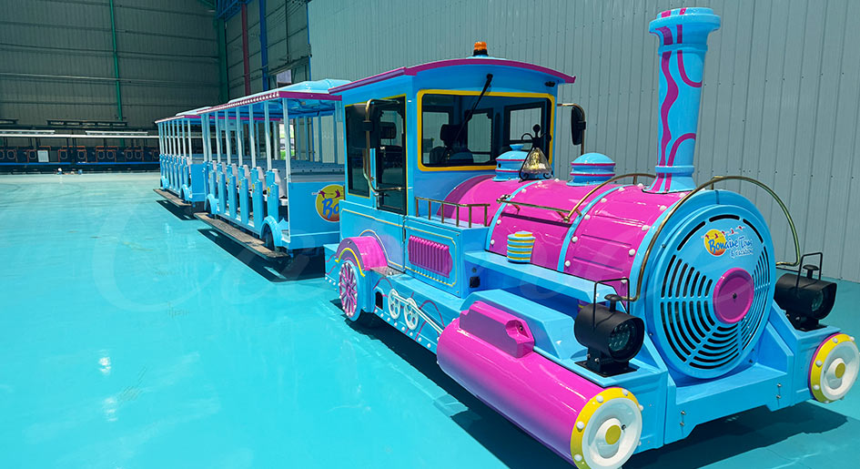 72 Seats Electric Trackless Train Rides For Sale