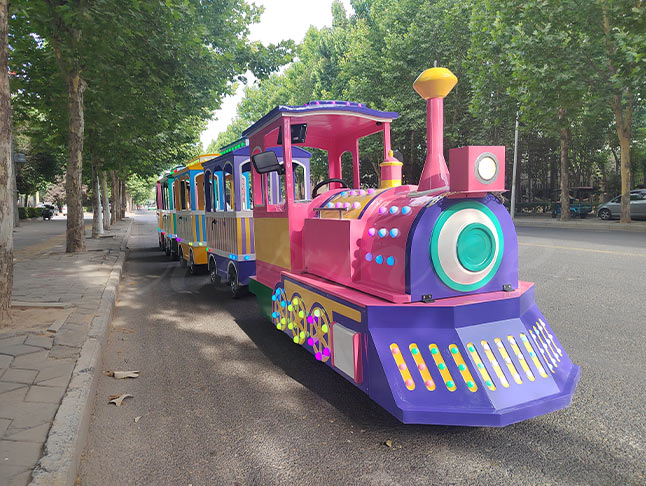 16 Seats Macaron Kiddie Train Ride