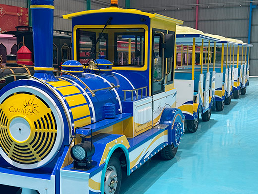 27 Seats Trackless Carnival Train Ride