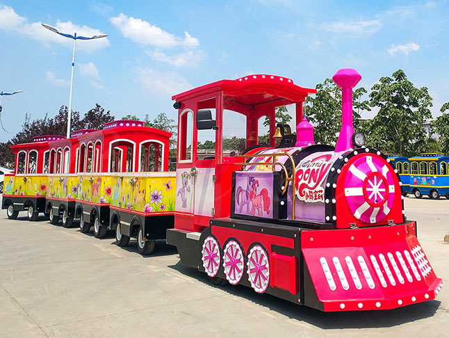 Colorful Theme Park Train For Sale