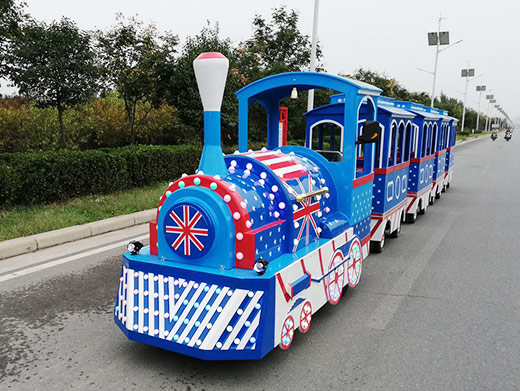 British Trackless Train Ride For Sale