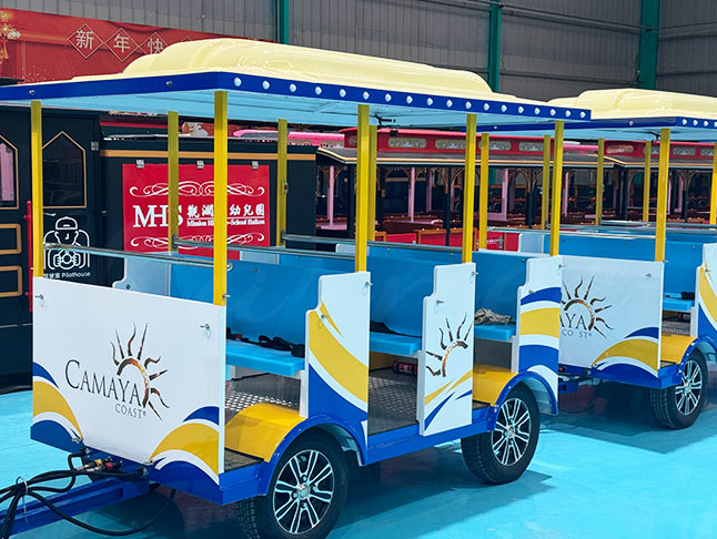 27 Seats Trackless Carnival Train Ride