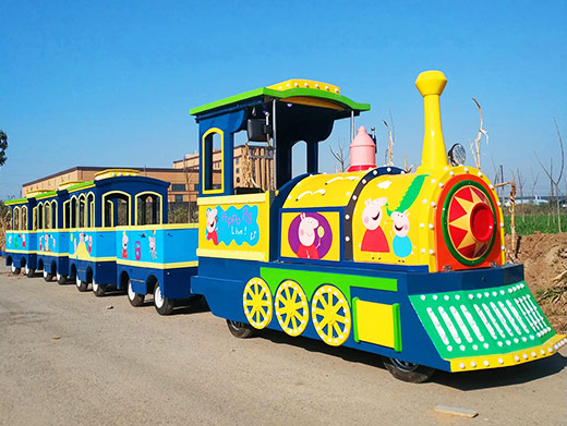 Cartoon Theme Park Train