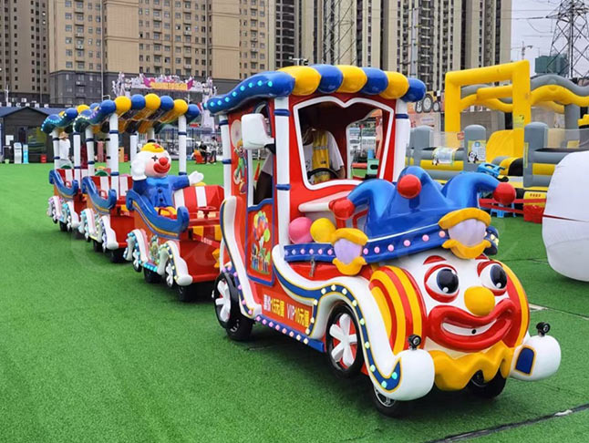 Clown Trackless Train