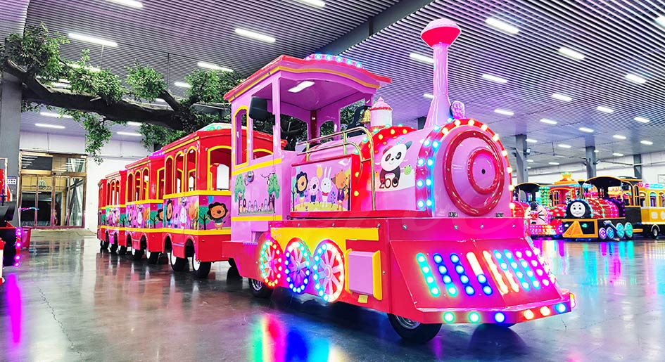 Colorful Theme Park Train For Sale