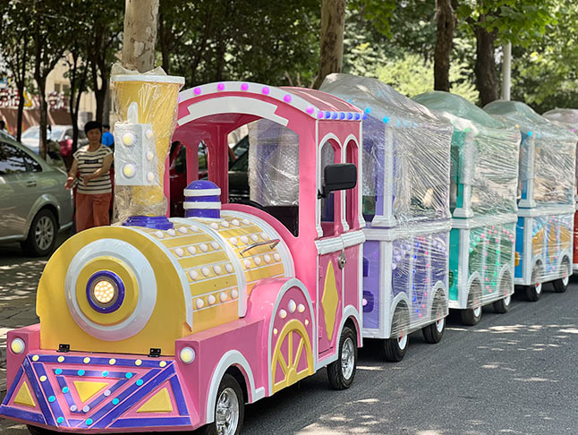 16-Seat Trackless Kids Train For Sale