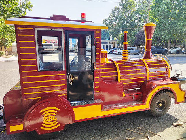 Red Vintage Theme Park Train For Sale