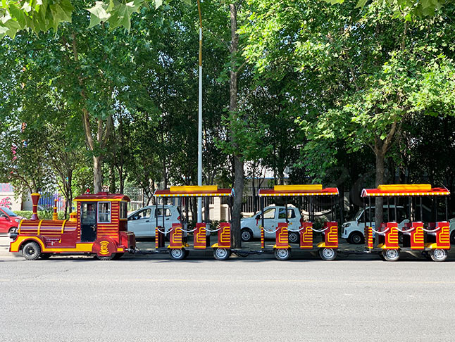 Red Vintage Theme Park Train For Sale